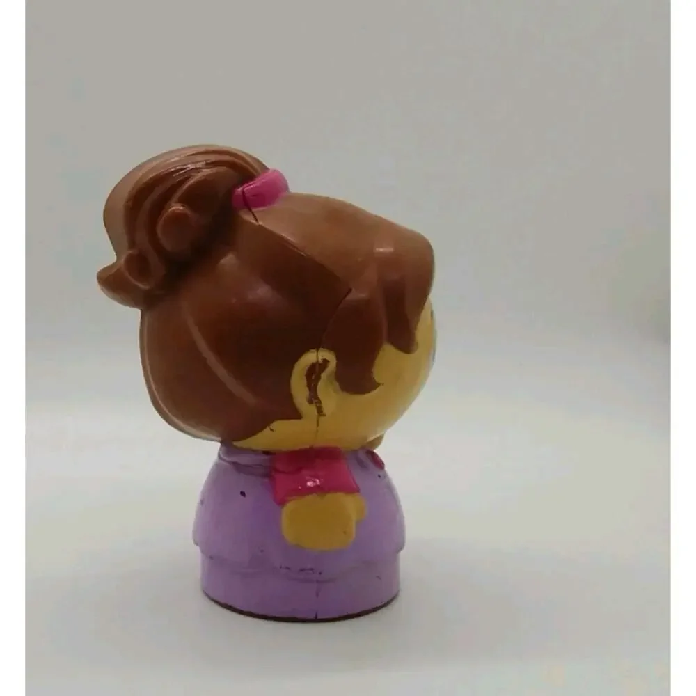 Mega Bloks First Builders Replacement Figure Female Girl Purple / Pink Overall
